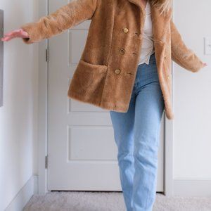 Vintage teddy coat